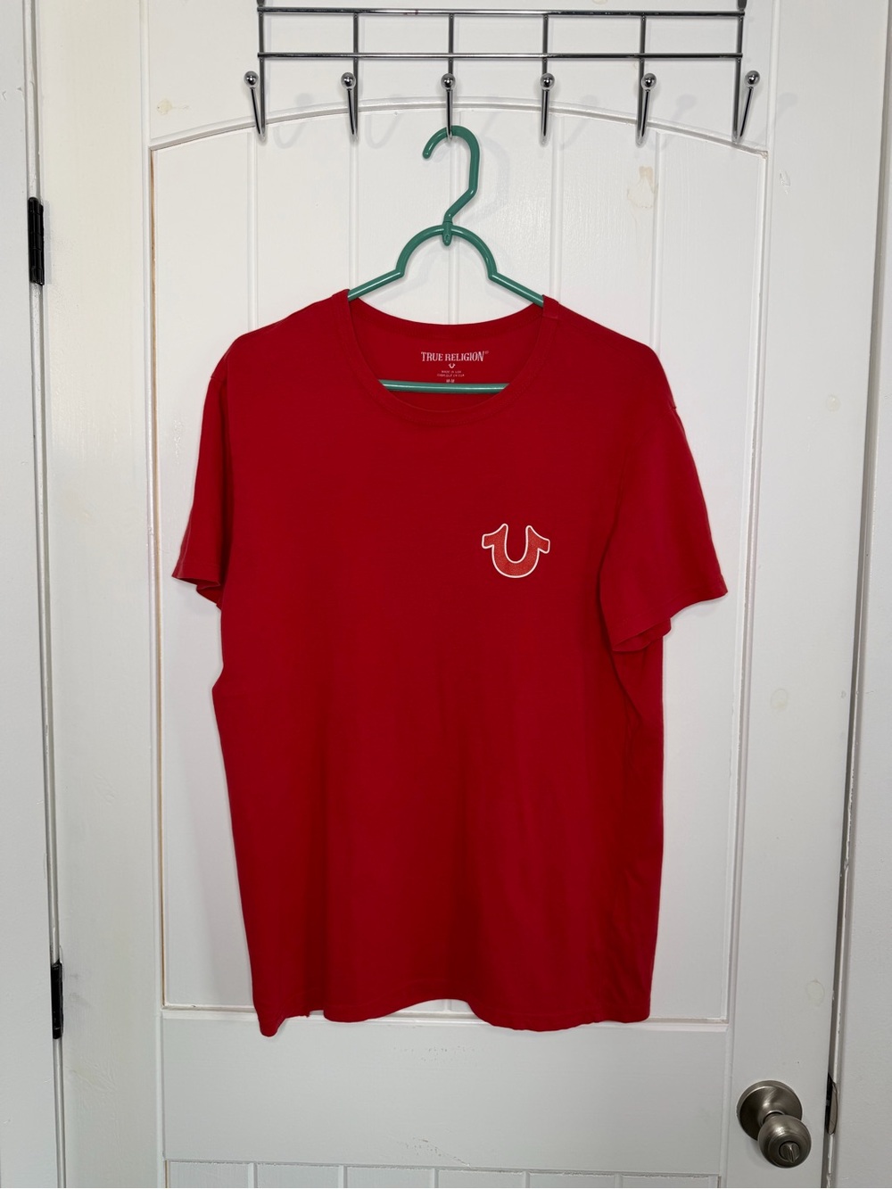 True Religion Red Buddha T-Shirt Size Medium